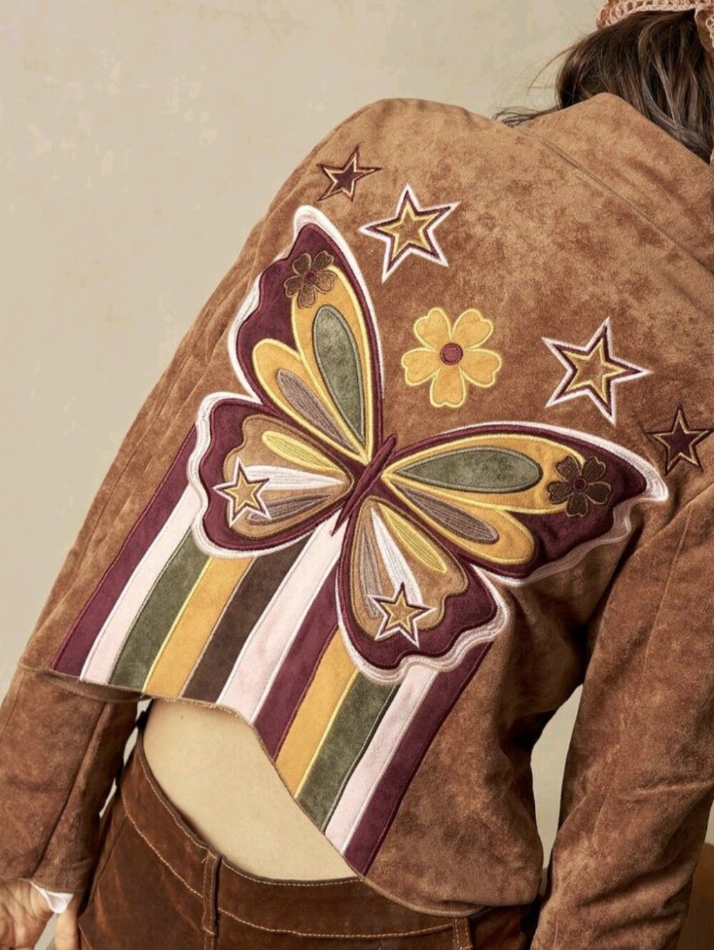 Embroidered Casual Woven Patchwork Women's Jacket Night Holiday All Shades - Picture 7 of 8